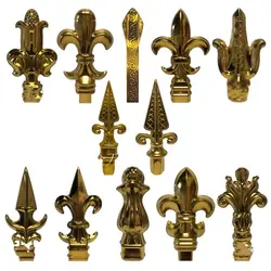 Titanium color decoration 304 gun head, gun tail, stairs, fence, door roof and other anti-theft outdoor accessories