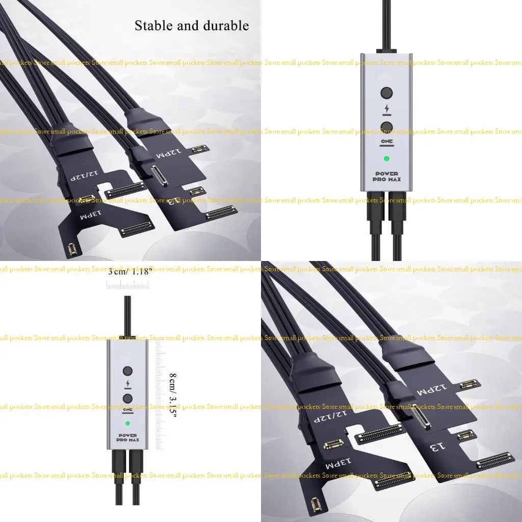 

R1WD For Phone 6/6P/7/7P-8/8P/12/12 13 13 FPC Flex-One Button Power Cord Fast Start Phone Test Cable TYPE-C