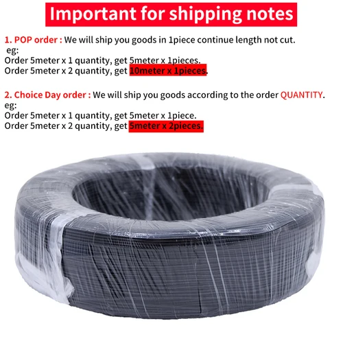 Imagen 2 del producto Cable de un solo núcleo de 5M/50M UL1007 línea de cobre estañado de PVC 14/16/18/20/22/24/26 AWG Cable sólido línea LED equipo de bricolaje Cable eléctrico