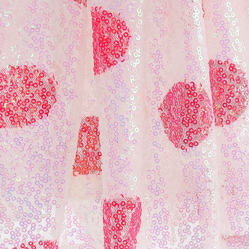 Inspiriert von Toy Kids Blaues Prinzessinnenkleid mit Ärmeln, Rosa Pailletten-Tüllkleid mit Schleifen-Haarband, Mädchen-Geburtstags-Cosplay-Kostüm, Bopeep-Kostüm – Detail 6