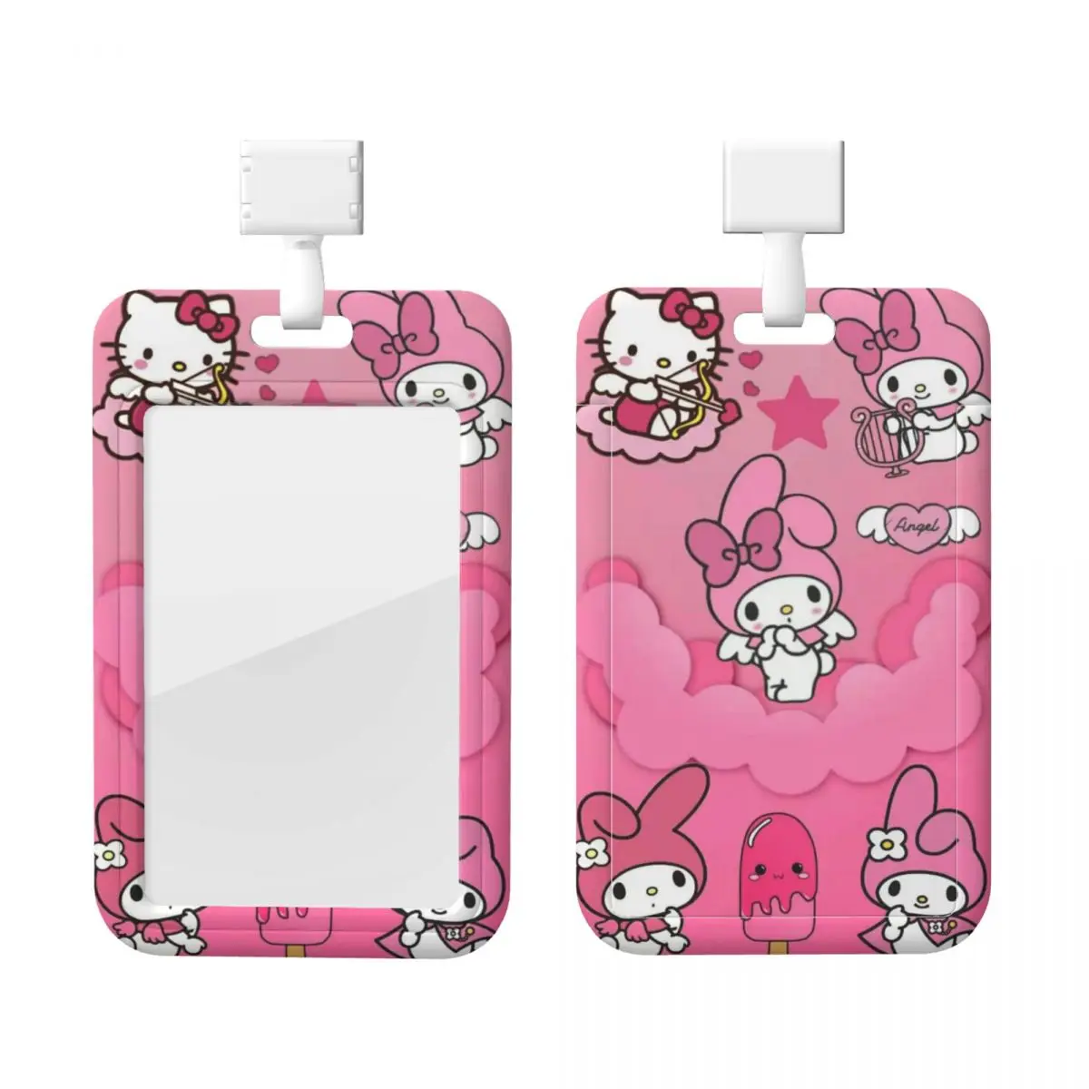 

Custom Cartoons Melody ID Badge Holders For Office Card Holder Unisex Neck Lanyard Credit Card Holders Neck Strap