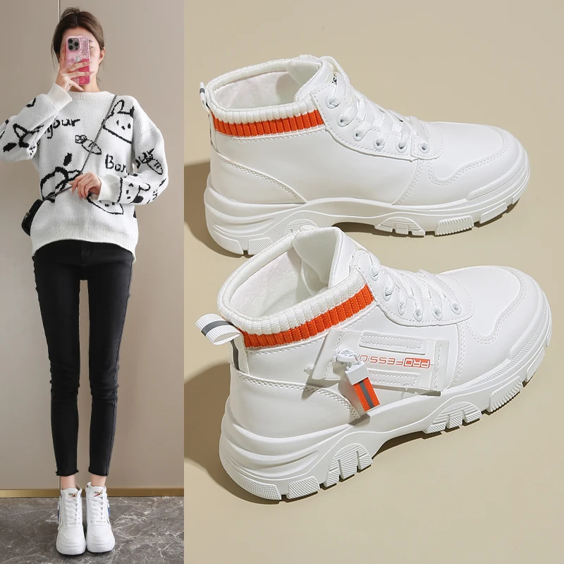 

Кроссовки дышащие женские на шнуровке, повседневная спортивная обувь на толстой подошве, удобные дышащие, для бега