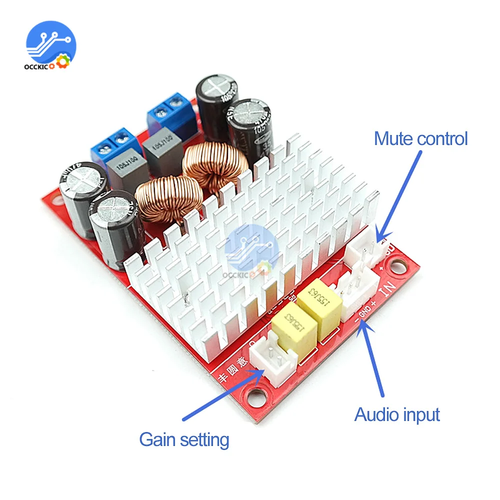 DC 5-34V CS8683 Digital Power Amplifier Board High Power Mono 130W Single Power Supply Audio HIFI Amplifier Module