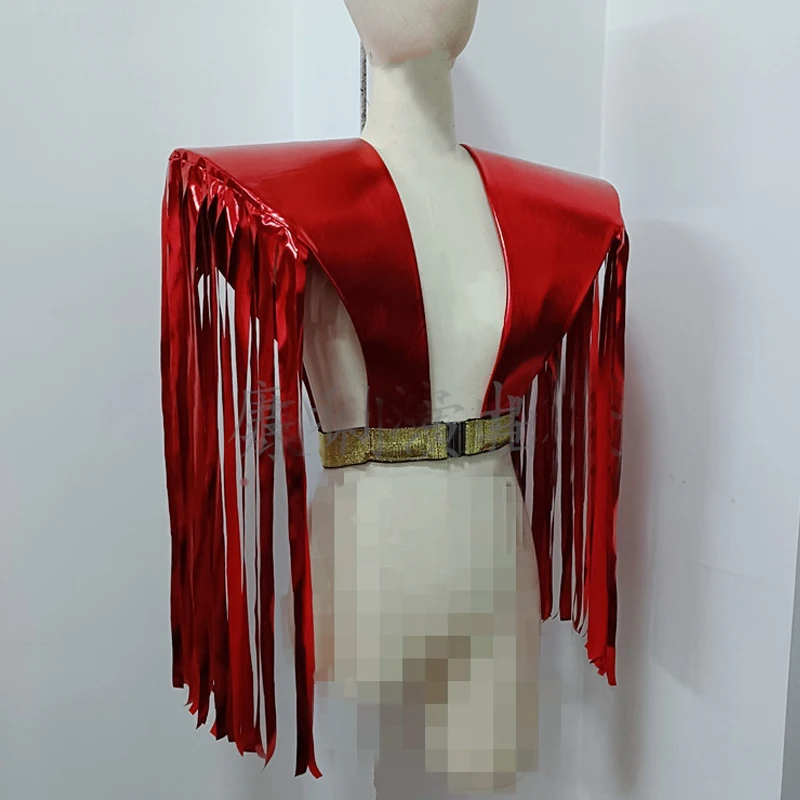 

Костюмы Gogo, аксессуары для сцены, рейва, лазерные подплечники с бахромой, мужские и женские наряды для джазовых танцев, бар DS, Dj, танец на пилоне