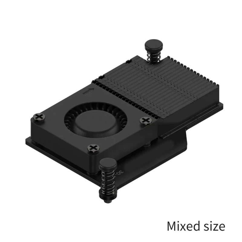 Argon THRML 30mm Dissipatori attivi per RPi 5 Ventola PWM raffreddamento attiva Raffreddamento passivo Alette in alluminio