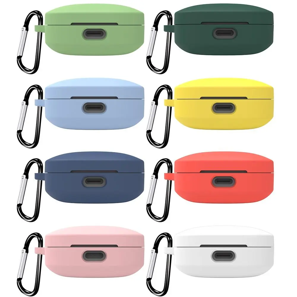 Custodia protettiva in Silicone morbido protezione antiurto antigraffio con custodia a gancio per Redmi Buds 6 Active