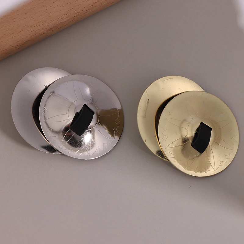 1 زوج النحاس إصبع الصنج الصغيرة إصبع الصنج الرقص الشرقي الصنج الصغيرة آلة موسيقية الصحون لحزب راقصة