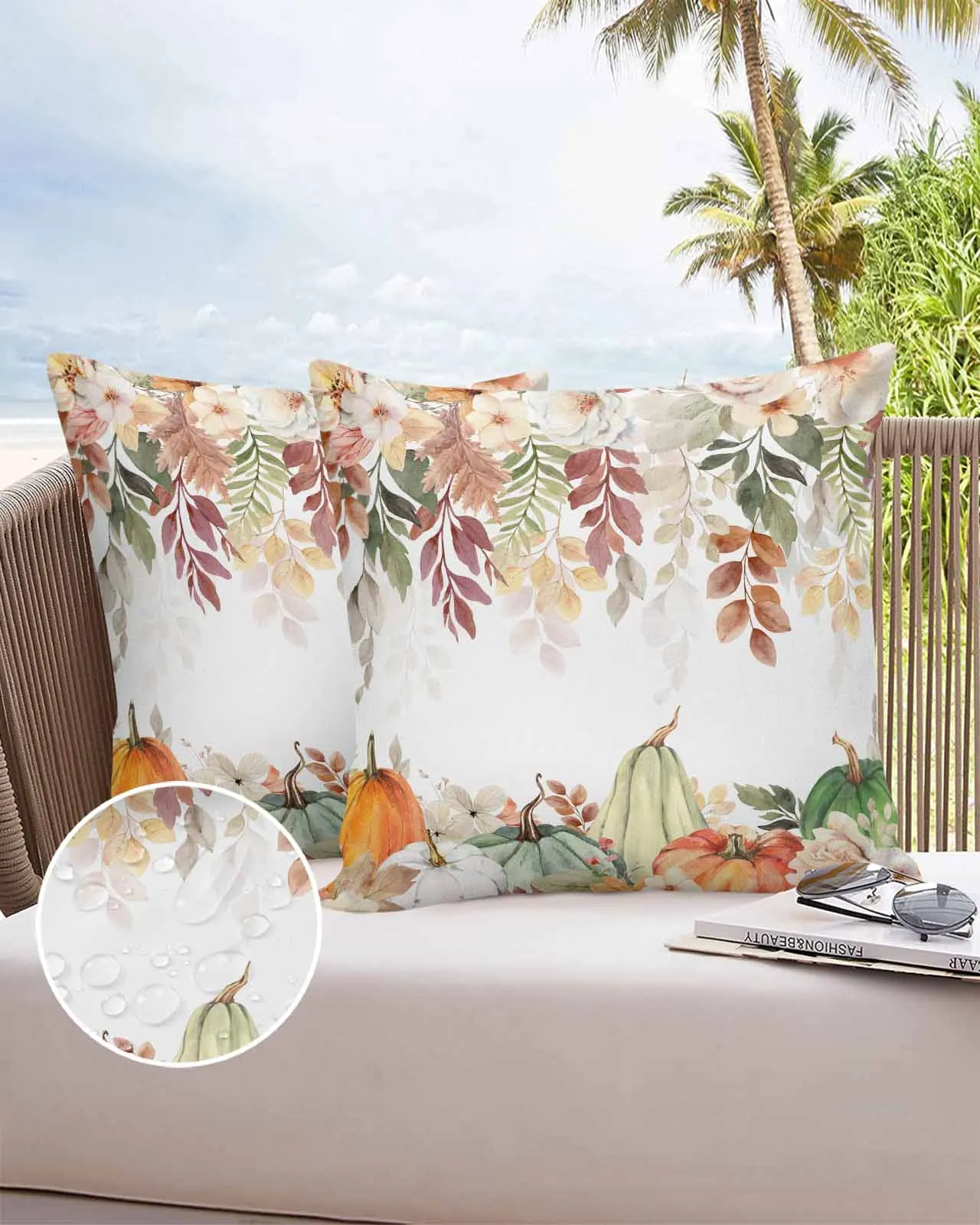 

2/4 шт., Декоративные диванные подушки с растениями