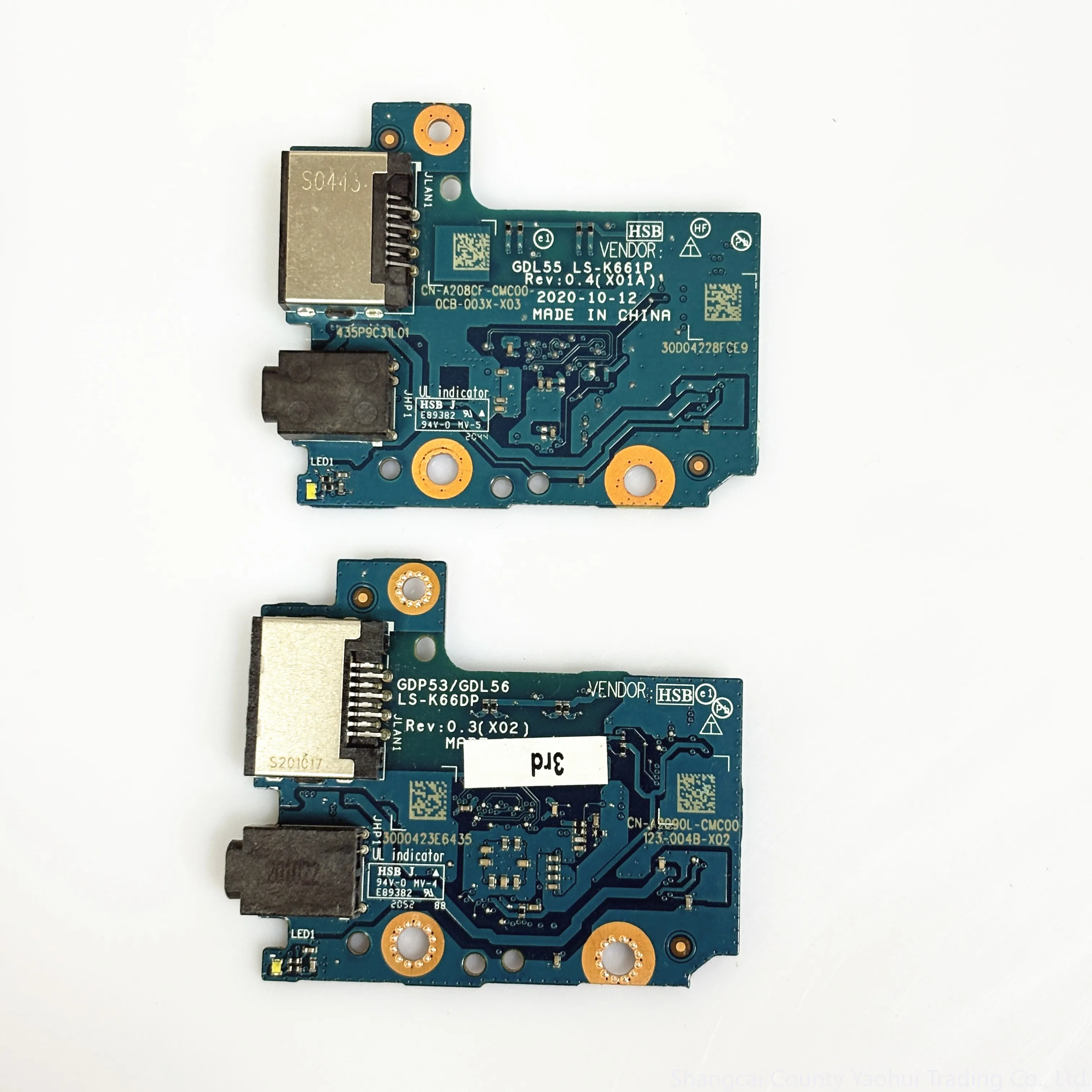 For DELL G15 5510 5515 5511 LS-K66DP LS-K661P network interface card board, audio board 05N52P