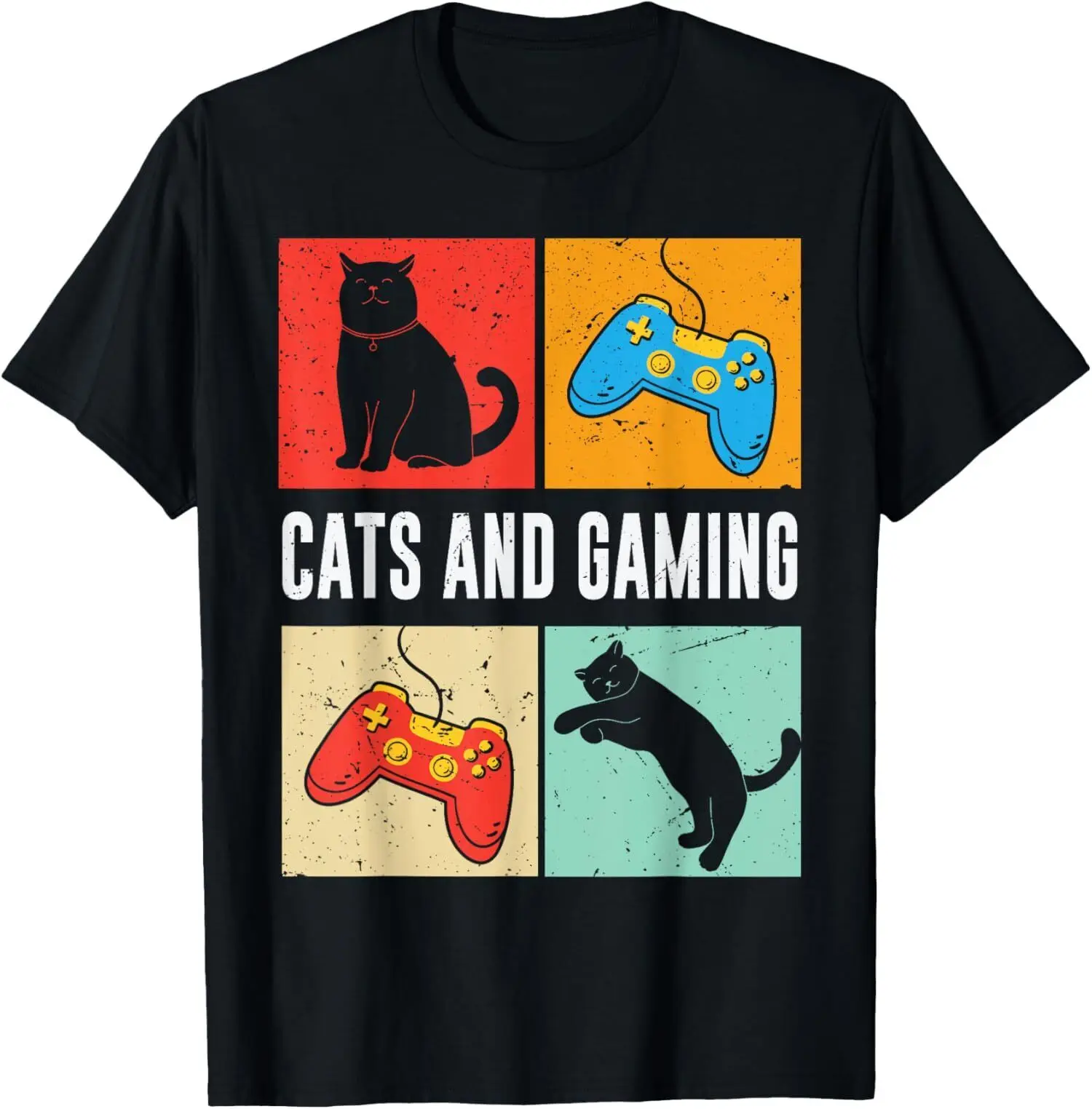 Cats And Gaming For The Cat Lover Gamer Video Game T Shirt