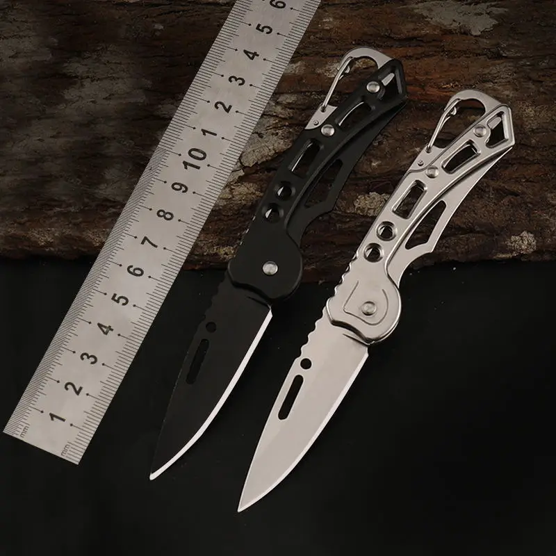 Portable Fruit Knife Stainless Steel Camping Fishing Climbing Knife Camping Outdoor Tools  for Food Prep & Crafts