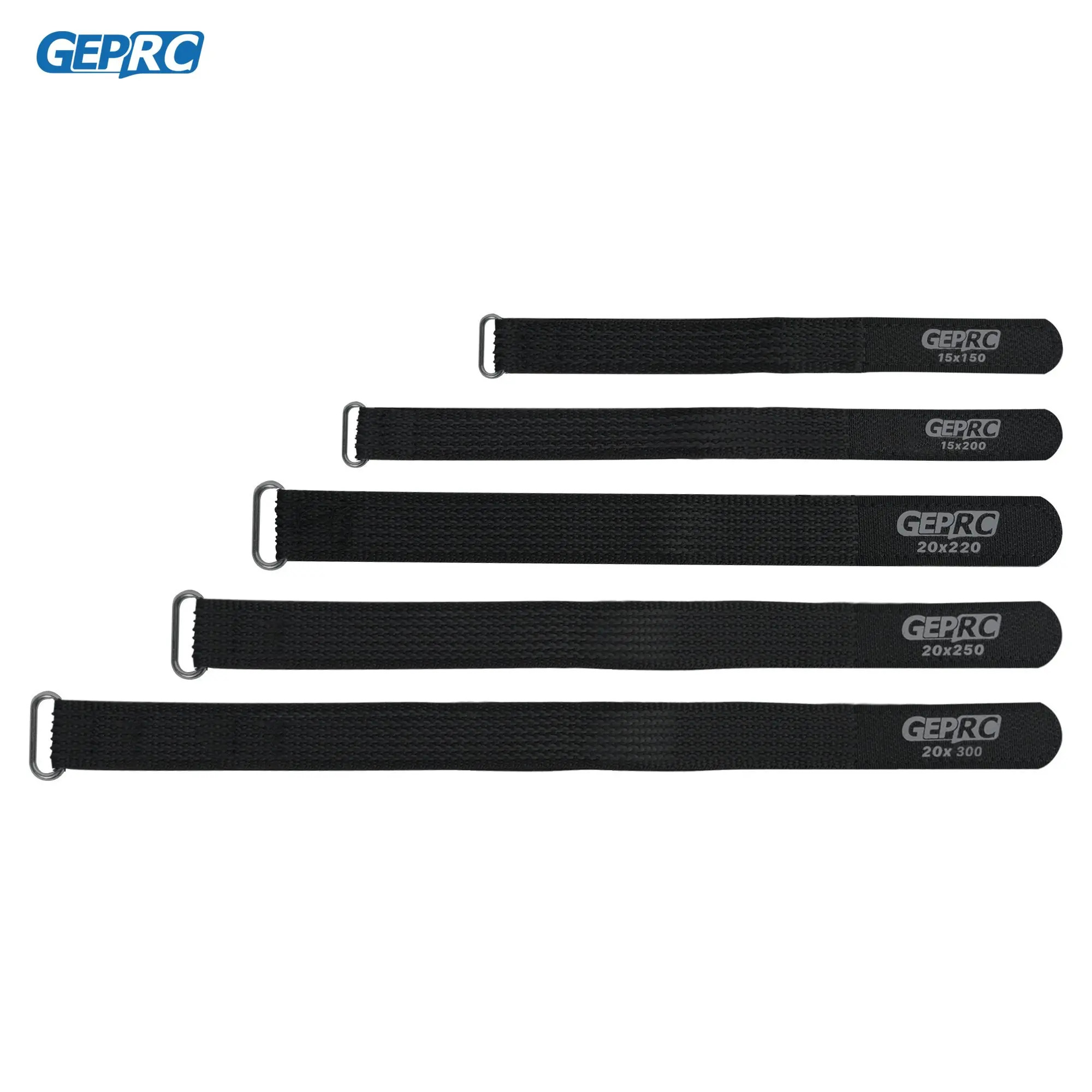 GEPRC Sticker Tape Nylon Lipo Battery Strap Belt Reusable Cable Tie Wrap for FPV RC Battery Battery Straps Ties Fixing Tools