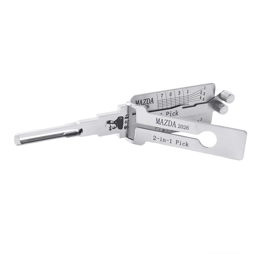 

MAZDA2026 lishi 2in1 Tool lock picks kits for Mazda Car Lock Cylinder Professional locksmith tools Repair Tools