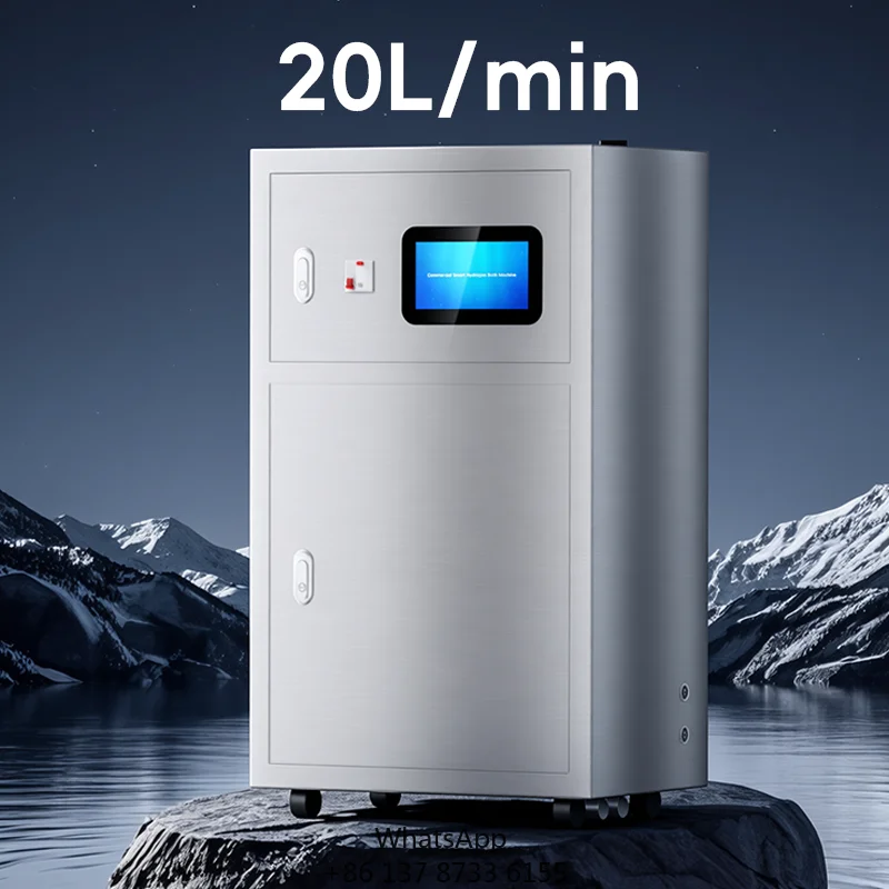 Source Factory Supply | Large-Flow Commercial Hydrogen Bath Machine 20 L/min, 12 T/h | Full CE, CFF, RoHS, ISO Certifications