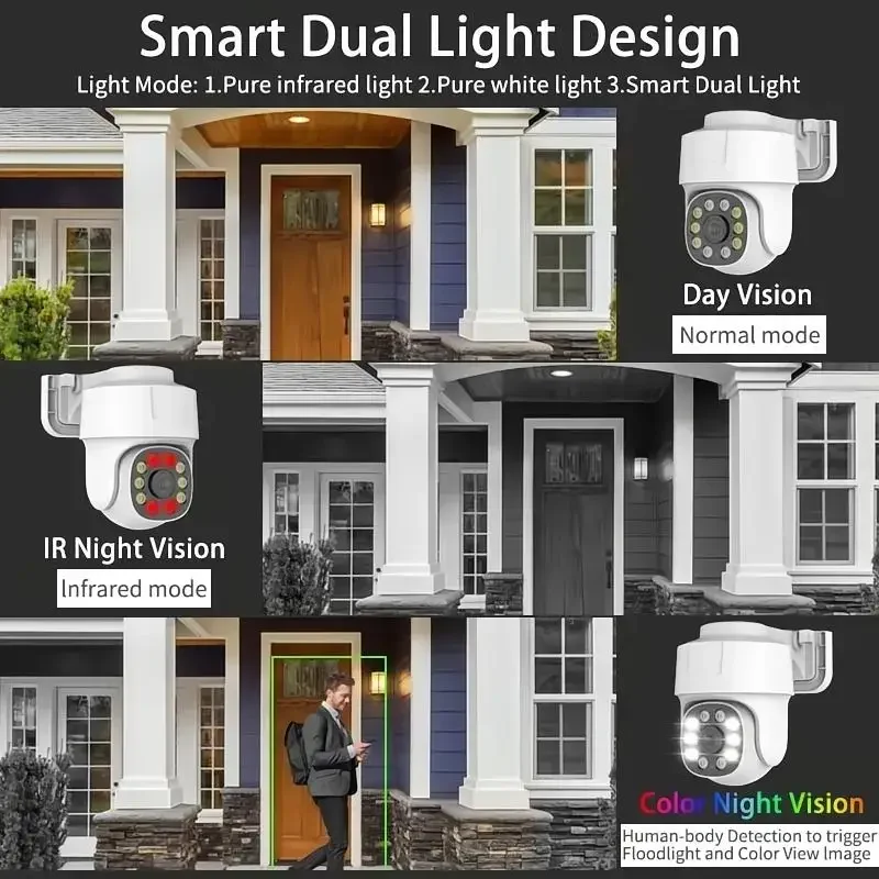 Système de vidéosurveillance IP étanche, caméra de sécurité CCTV, audio bidirectionnel, vue à distance, NVR, suivi humain AI, extérieur, 32CH POE, 4K