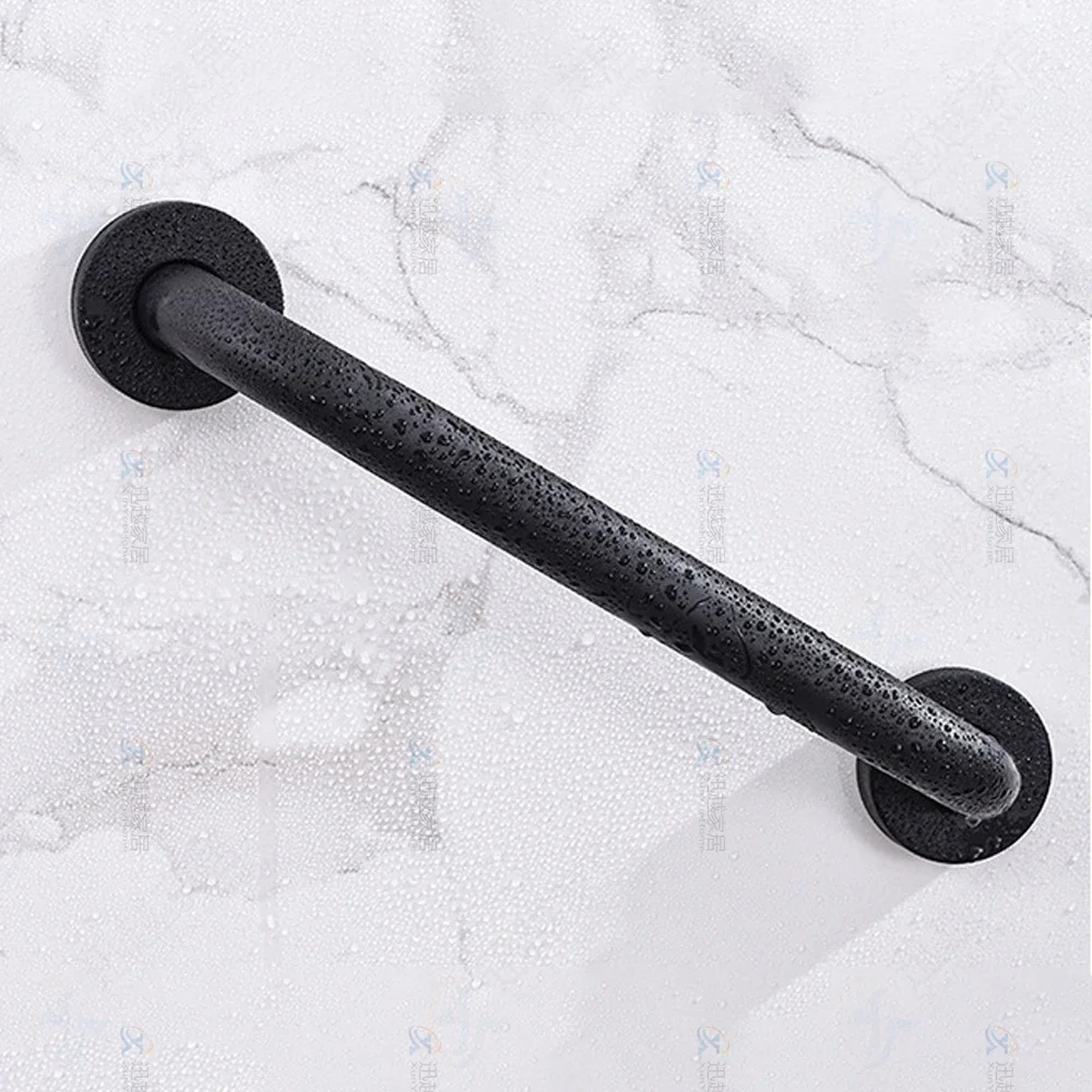 Black Handrail Safety Grab Bars Stainless Steel 304 Barrier Free Elderly Toilet Railing Bathroom Old People Helping Accessories