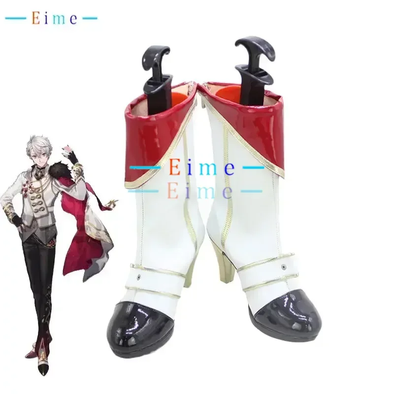 Vtuber Kuzuha Cosplay Shoes Halloween Carnival Boots Cosplay Props Custom Made High Heel PU Leather Shoes Big Size