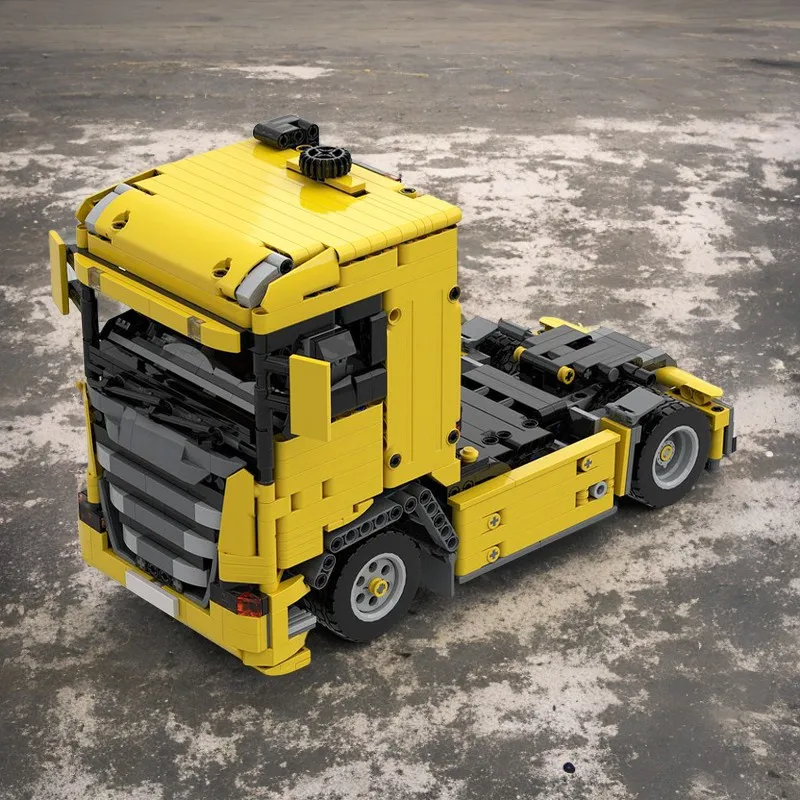 

1270-Piece 2020 Scaniaed G370 Model Compatible with Various Trailers, Features Opening Doors, Steering, Engine, and More