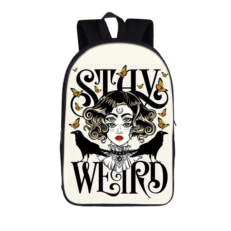 The Mysterious Witch Backpack For Teenage Boys Girls Children School Bags Black Cat Backpack Kids Book Bag Women Men Backpacks