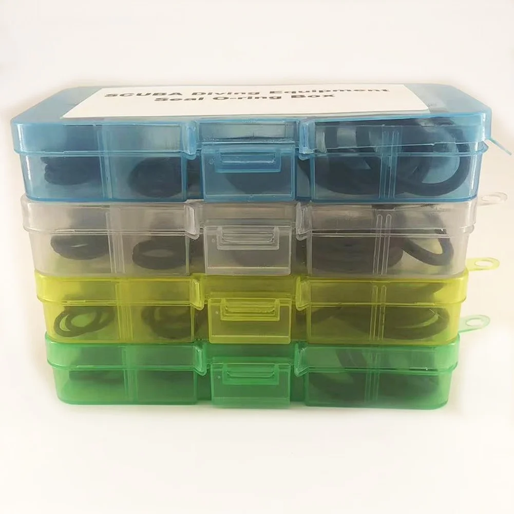 Silicone O Ring Seal Kit 50 Pieces For Scuba Diving Gear Valve Regulator Hose Tank Underwater Swimming Pool Maintenance Tools