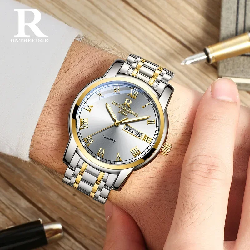 Guangzhou Ruizhiyuan Double Calendar Waterproof Watch Fashion Non-Mechanical Scanning Hollow Through Watch