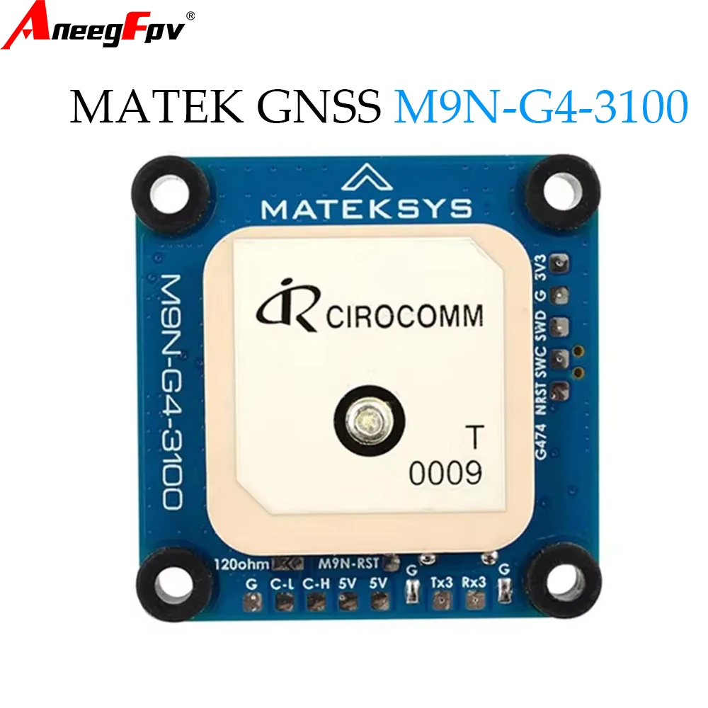MATEK GNSS M9N G4 3100 Flight Controller for FPV Drone with CAN Node GPS Module And RM3100 Compass Long Range Fixed Wing Aircraf