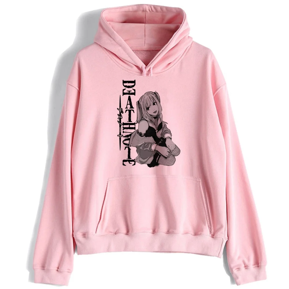 Death Note sweatshirt women cartoon hoodie korean style long coat funny winter warm
