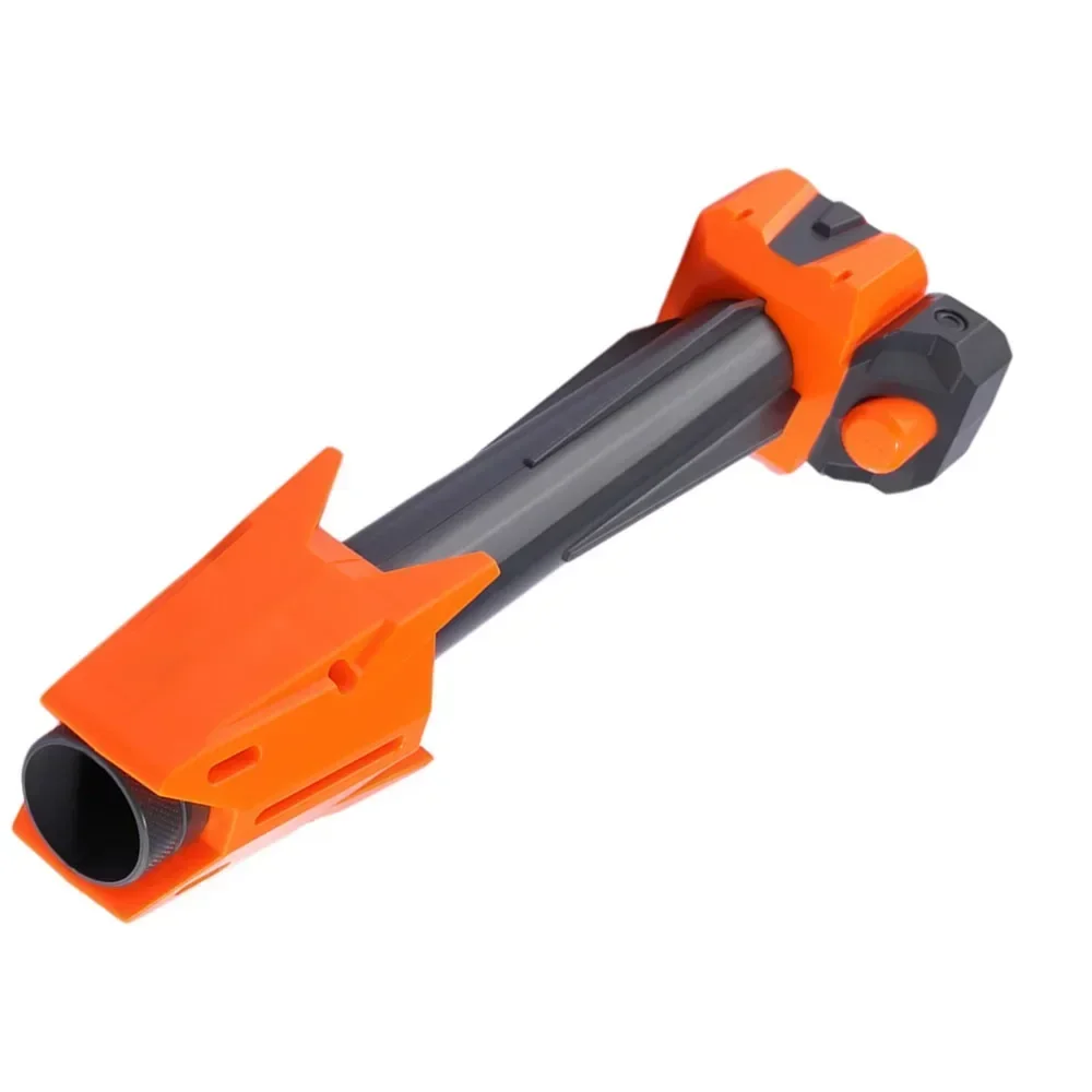 HOT1pcs pieza modificada decoración del tubo frontal para la serie Nerf Elite naranja gris para modificación de pistola de juguete Nerf