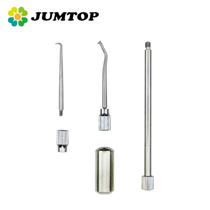 JUMTOP Dental Double Head Manual Control Crown Remover Stainless Steel Tooth Crown Forceps Orthodontic Dentist Tool
