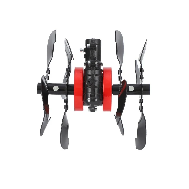 Small Lawn Mower Trenching Wheel Loosening Wheel Garden Micro Tillage Trenching Anti Winding Hoeing Wheel Lawn Mower Accessories