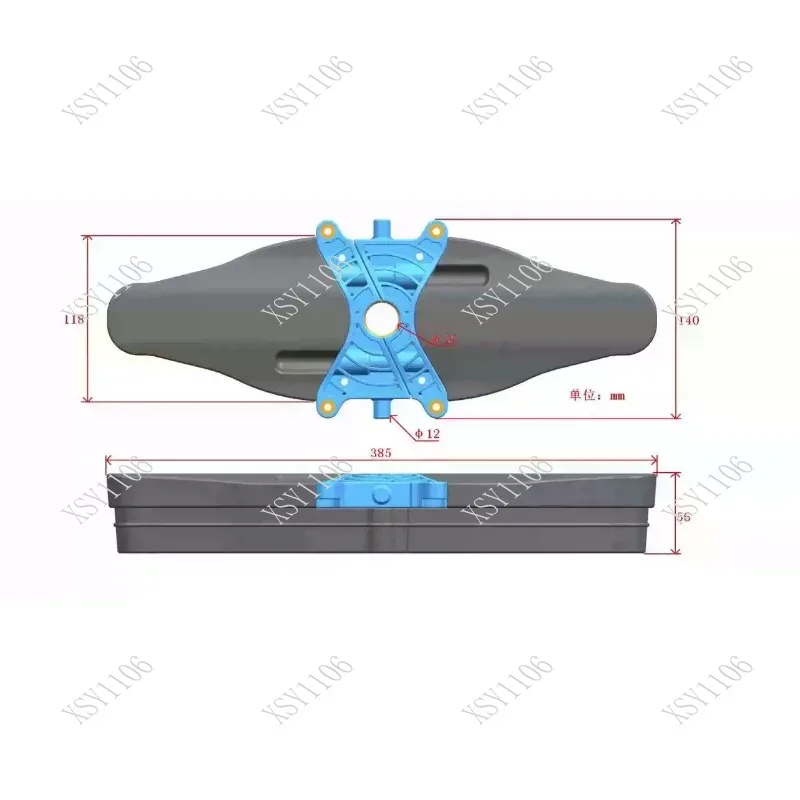 Plastic foam groove cover, pedal drive fixed spare parts, kayak accessories