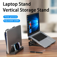 Tablet Stand Notebook Vertical Bracket Portable Dock Storage Rack Desktop Heighten Heat Dissipation Base Holder for Macbook