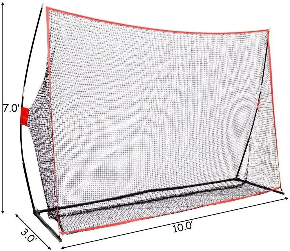 Golf Hitting Net Practice Driving Indoor and Outdoor Golfing at Home Swing Training Aids 10' x 7' prabtice  golf net