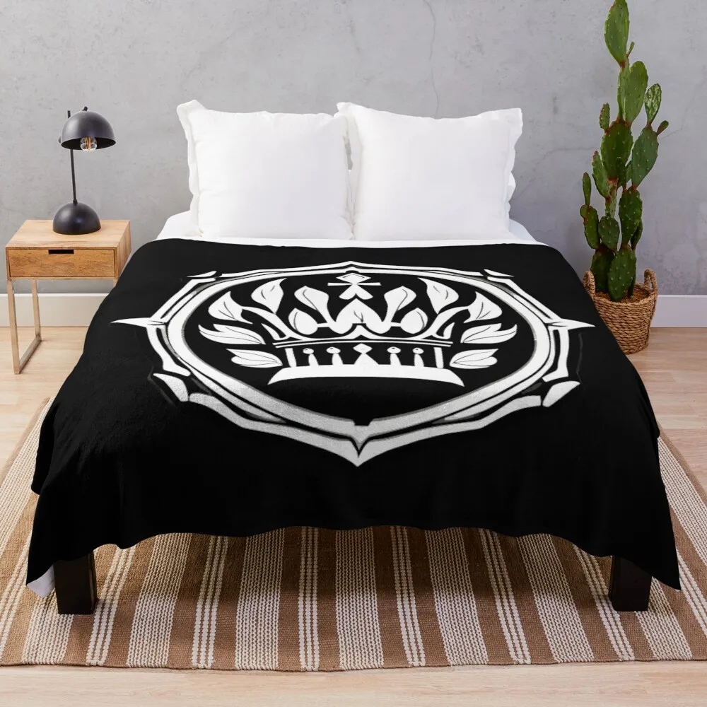 The Emblem of Regal Ascendancy Throw Blanket Picnic Softest Heavy Decorative Sofas Blankets