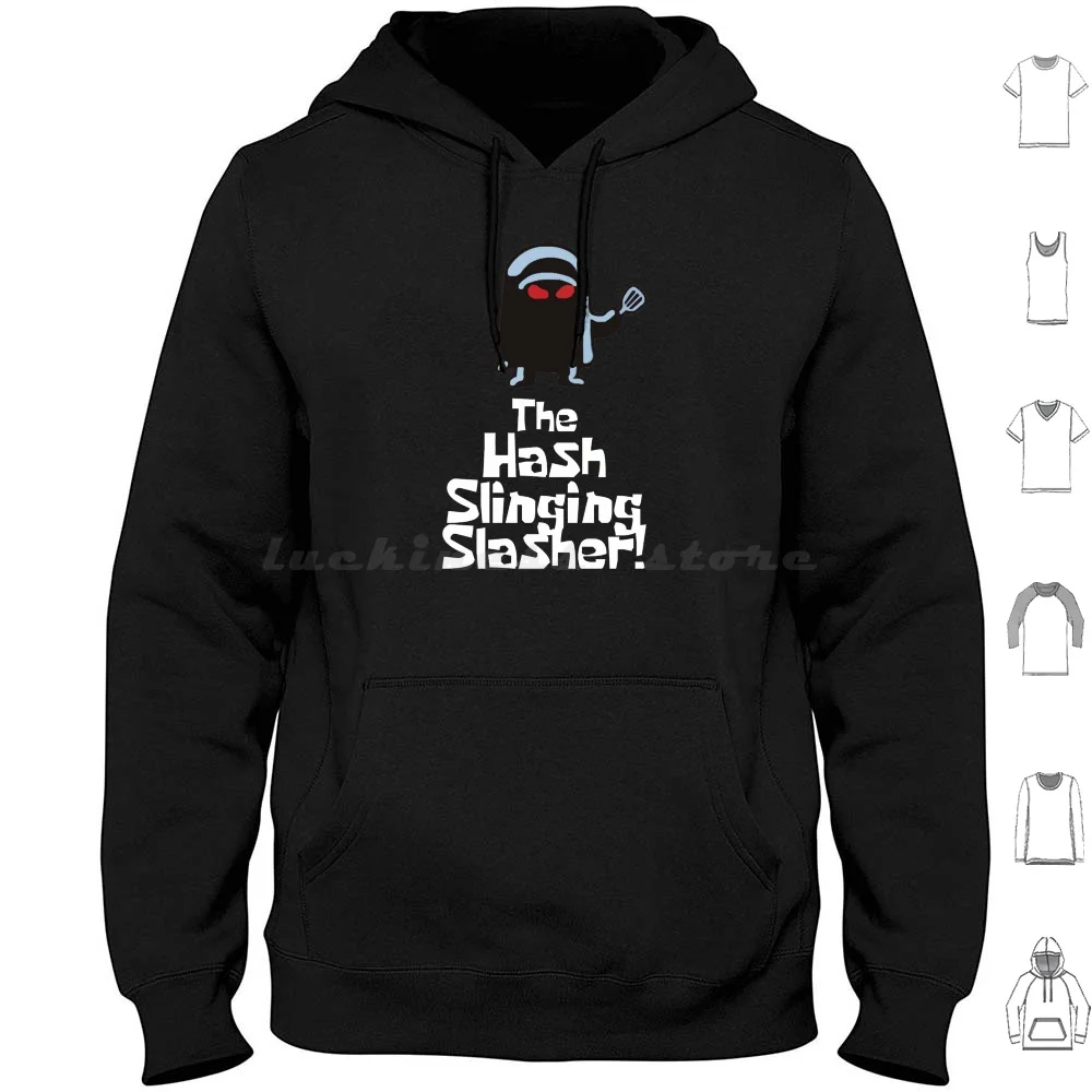Untitled Hoodies Long Sleeve Hash Slinging Slasher Krusty Crab Mr Krabs The Night Shift Squidward Squarepants Star