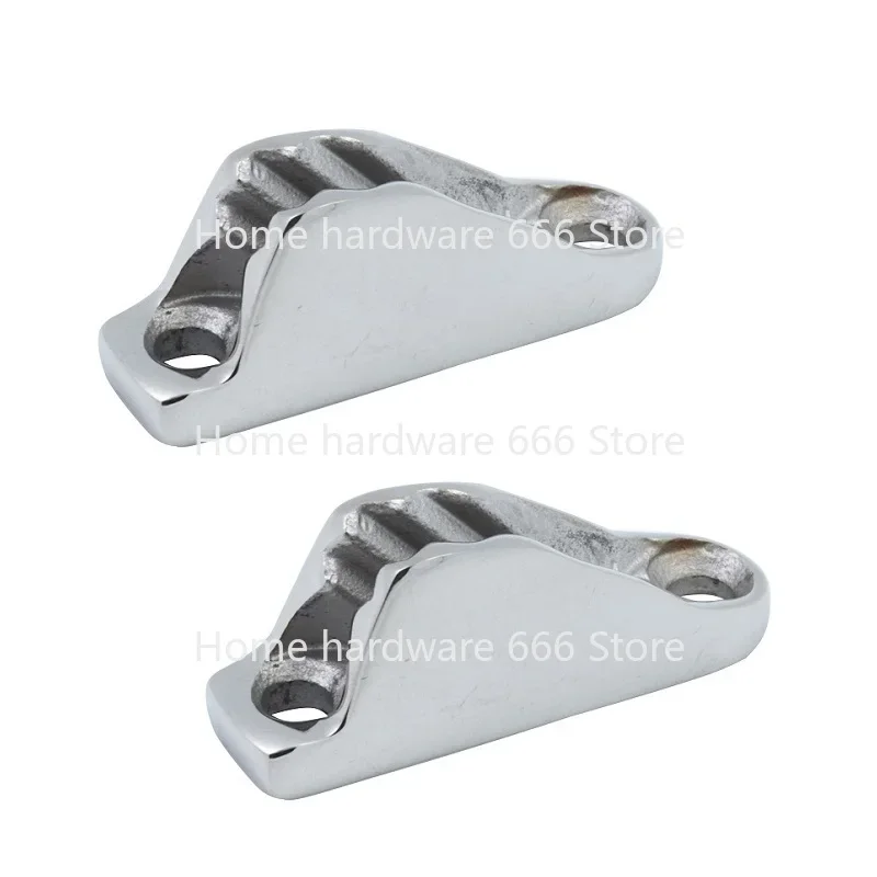 316 Stainless Steel Pontoon Mooring Kayak Cam Clam Cleat, Sailing Boat Accessories, Jam Cleats for Sailboat, 48mm, 2Pcs