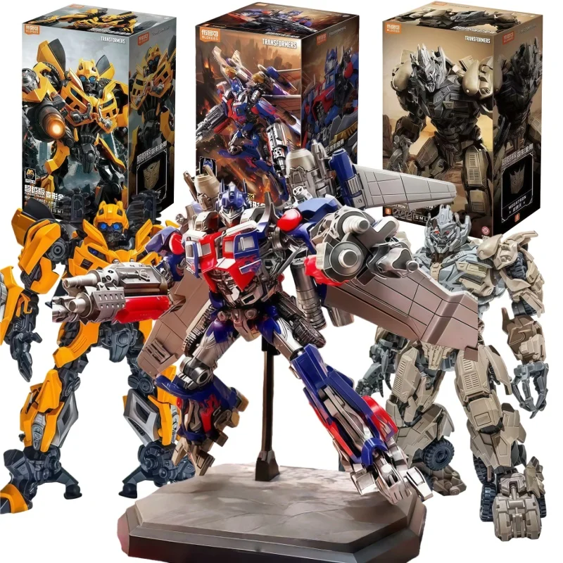 BLOKEES Transformers Shockwave Soundwave Ironhide Optimus Prime Action Anime Figure Assembly Building blocks Model Toys Gifts