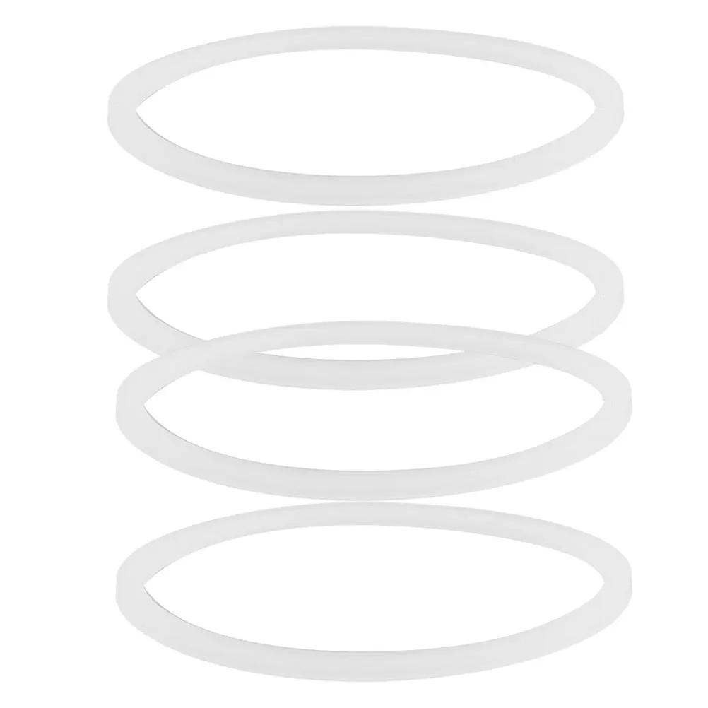 

4pcs Sealing Ring Silicone Gasket for Bottle Lid Leak-proof White 16-20oz Tumbler Fits Most Cups Kitchen Bar Accessories