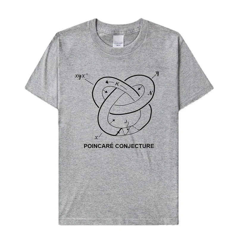 Poincare Conjecture Topology Printed T-Shirt Summer Cotton Short Sleeve O-Neck Unisex T Shirt New XS-3XL