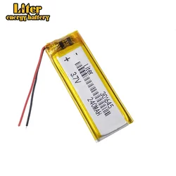 3.7V polymer lithium battery 301645 240MAH MP3 sound recording pen Bluetooth earphone point reading pen wirel