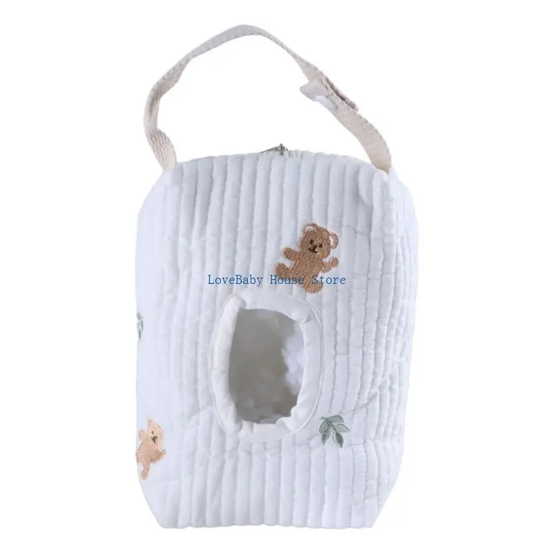 BX0D – rangement à rabat, boîte à mouchoirs en coton, organisateur lingettes humides, boîte