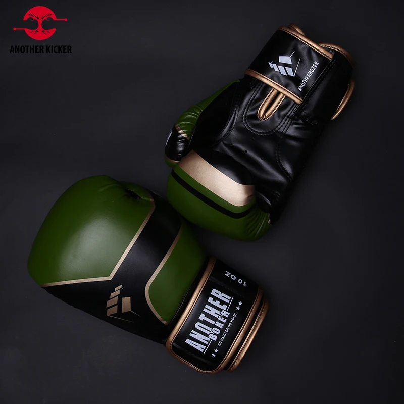 Bo Professional Leather MMA Sparring Punch Bag Training Fight Muay Thai Gloves Men Women Junior Kids Kickbo Glove