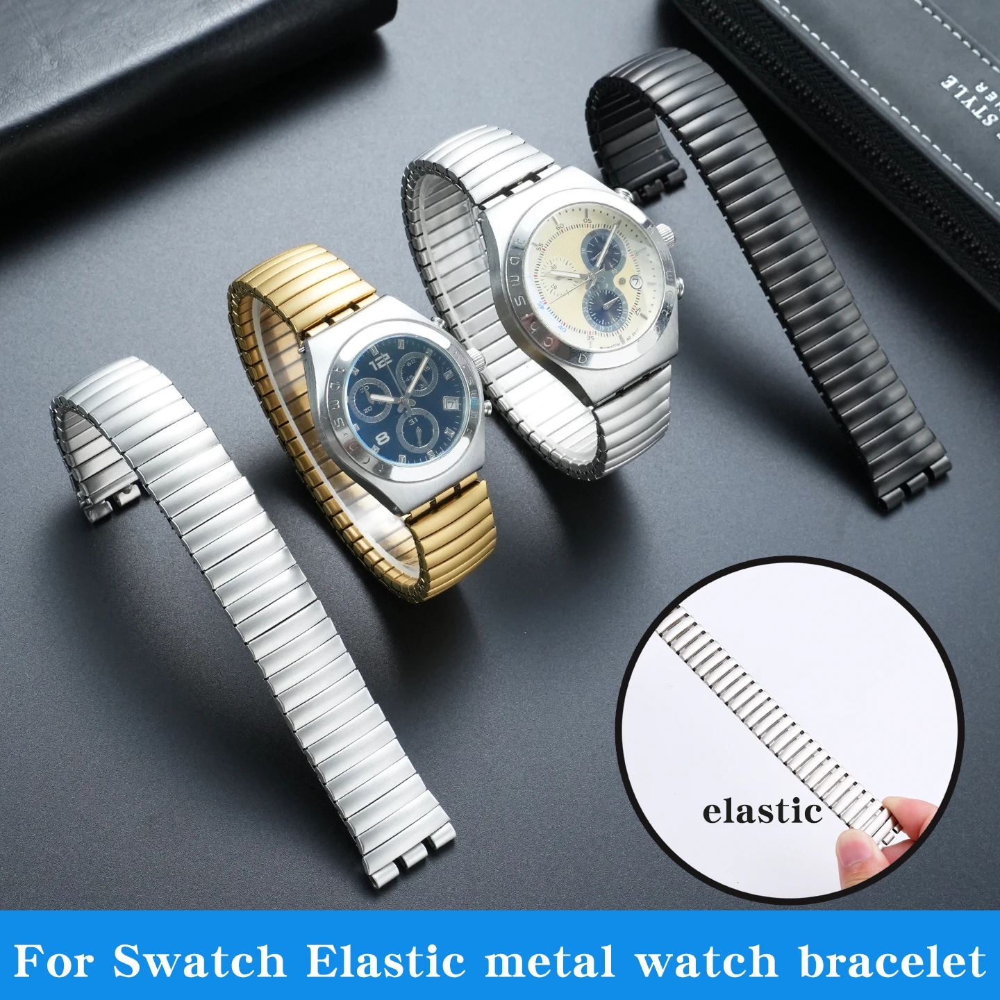 pulseira-elastica-de-aco-inoxidavel-para-relogio-swatch-para-idosos-a-prova-d'Agua-corrente-de-metal-dedicada-de-17mm-19mm