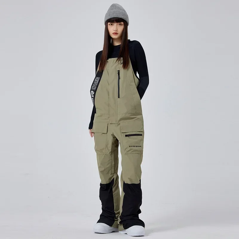 

Winter New Ski Pant Woman Windproof Waterproof Snowboard Outdoor Sport Breathable Thermal Wear Resistant Female Skiing Trousers
