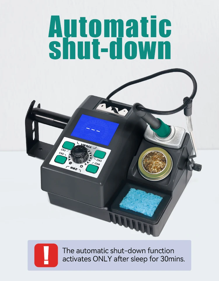 YIHUA 982 Repaid Heating Soldering Iron Staion Compatibled C210 Solder Iron Handle Electronic Welding Rework Station