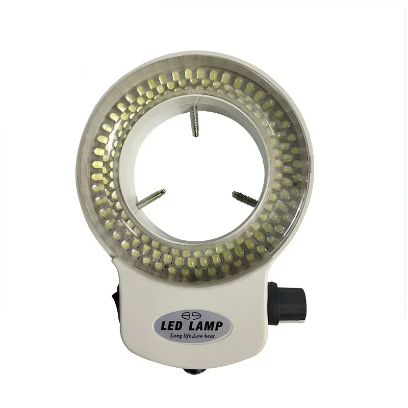 144LED Microscopio Source Ring Adjustable Industrial Camera Accesorio Telescopio Microscope LED Light Tools White Black Tools