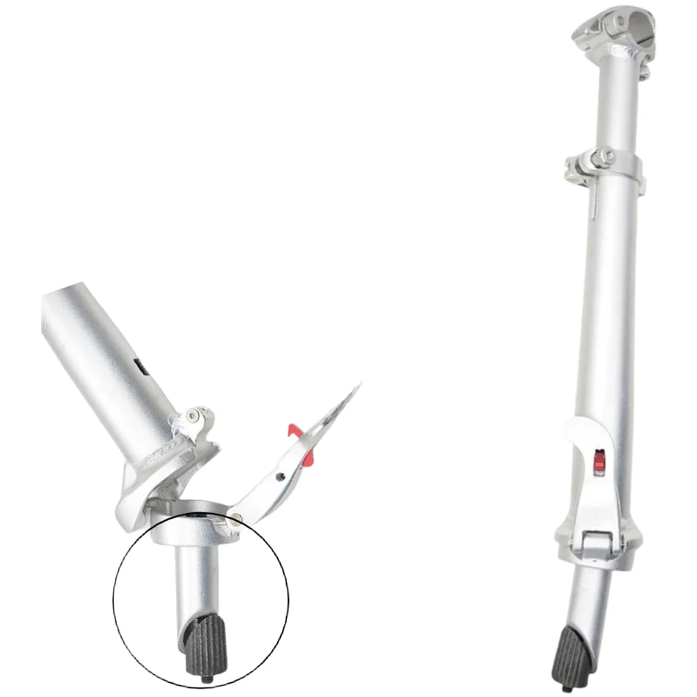 Lightweight Aluminum Folding Handlebar Post for Electric Bikes Horizontal Fold Design Fits 25.4mm and 28.6mm Handlebar Sizes