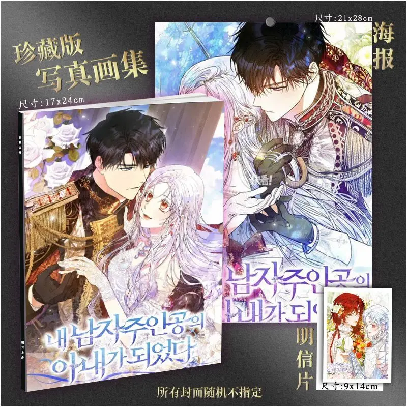 I Became the Wife of the Male Lead Art Collection Book Illustrations Album Book Characters Card Poster Postcard