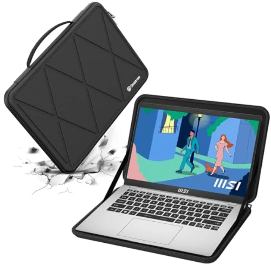 

Hard EVA Protective Sleeve Compatible for 15.6 inch MSI Modern 15 A10M/A10R/A5M/A11M/A11MU/B11M, for MSI Summit B15 A11M Laptop