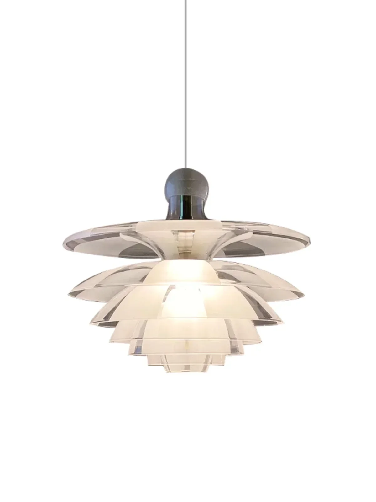 

Датская дизайнерская Люстра для столовой, современная простая островная ретро-площадка, классическая стеклянная сосновая лампа-конус для гостиной, 트던던명 명